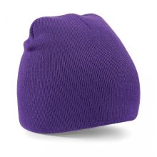 Uniszex téli sapka Beechfield Original Pull-On Beanie Egy méret, Lila