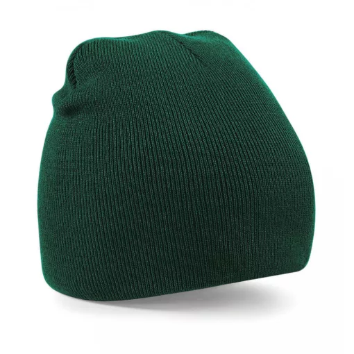 Uniszex téli sapka Beechfield Original Pull-On Beanie Egy méret, Sötétzöld