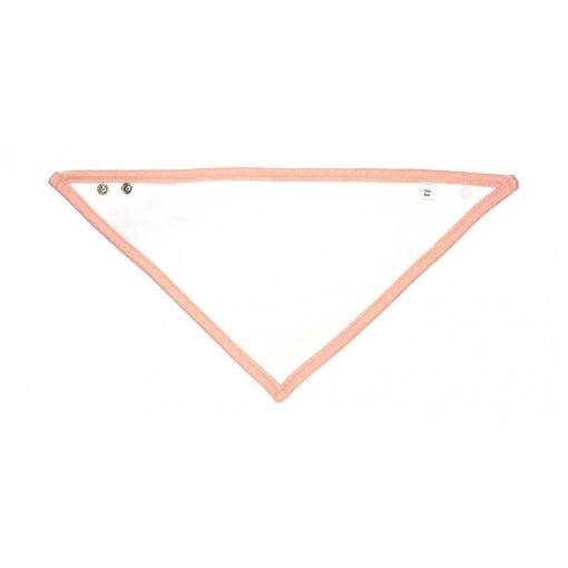 Bébi előke BabyBugz Bandana Bib Egy méret, Fehér/Por Világos rózsaszín (pink)