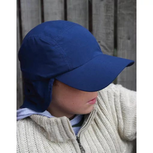 Gyerek sapka Result Caps Junior Ulti Legionnaire Cap Egy méret, Sötétkék (navy)
