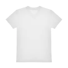 B and C #E150 V T-Shirt TU008 White L