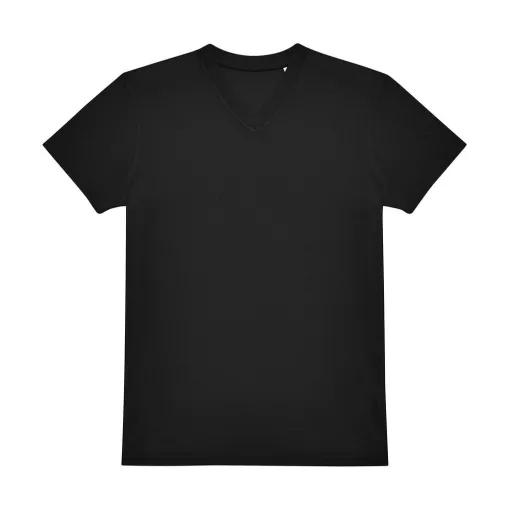 B and C #E150 V T-Shirt TU008 Black XL