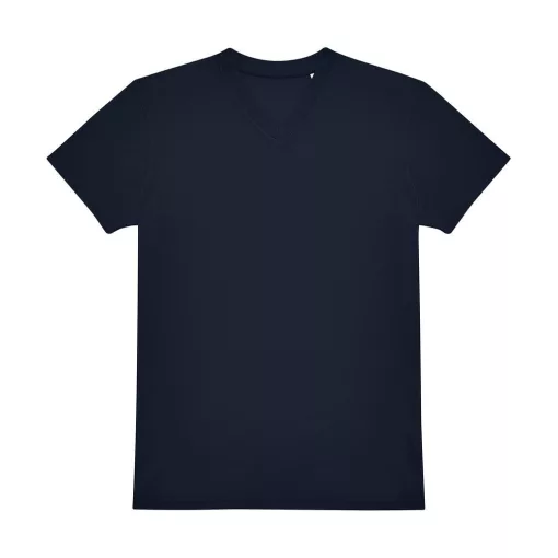 B and C #E150 V T-Shirt TU008 Navy L
