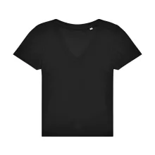 B and C #E150 V T-Shirt /women TW001 Black XS