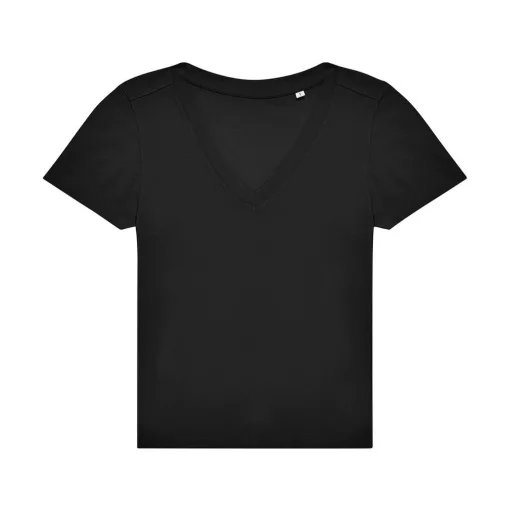 B and C #E150 V T-Shirt /women TW001 Black XS