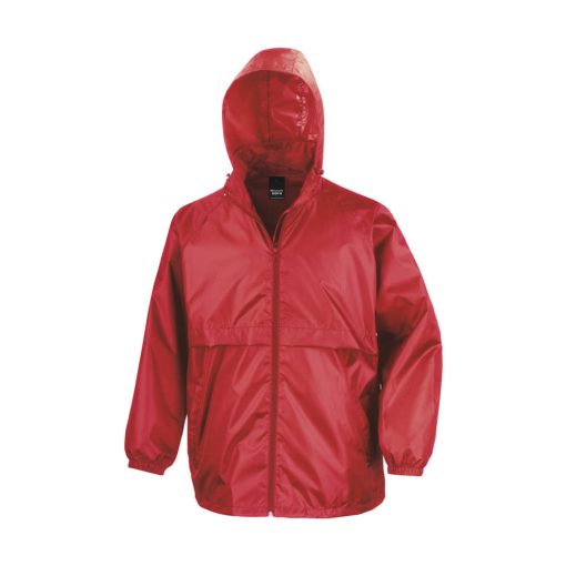 Uniszex Kabát Kapucnis  Result Lightweight Jacket  Fekete
