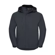 Férfi Kabát Kapucnis  Russell Europe HydraPlus 2000 Jacket -L, Fekete