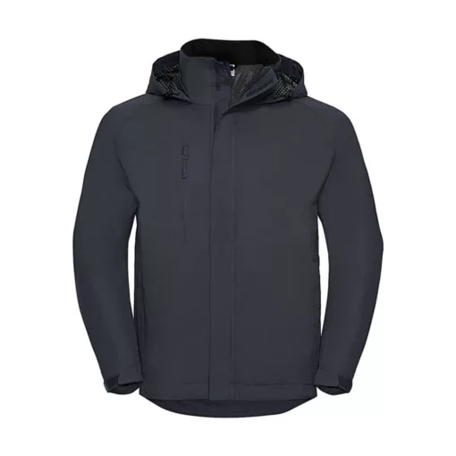 Férfi Kabát Kapucnis  Russell Europe HydraPlus 2000 Jacket -L, Fekete
