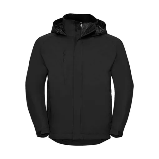 Férfi Kabát Kapucnis  Russell Europe HydraPlus 2000 Jacket -4XL, Fekete