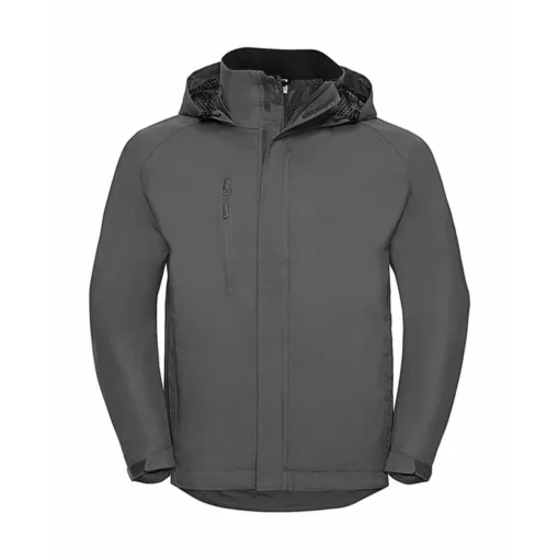 Férfi Kabát Kapucnis  Russell Europe HydraPlus 2000 Jacket -4XL, Fekete