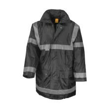 Férfi Kabát Kapucnis  Result Management Coat -2XL, Fekete