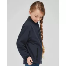 Gyerek hosszú ujjú kabát SG Kids\' Softshell Jacket 128 (7-8/L), Sötétkék (navy)