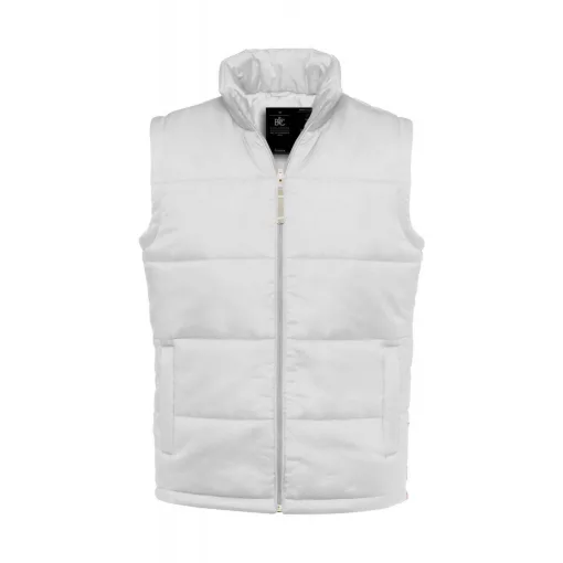 Férfi ujjatlan mellény B and C Bodywarmer/men L, Fehér