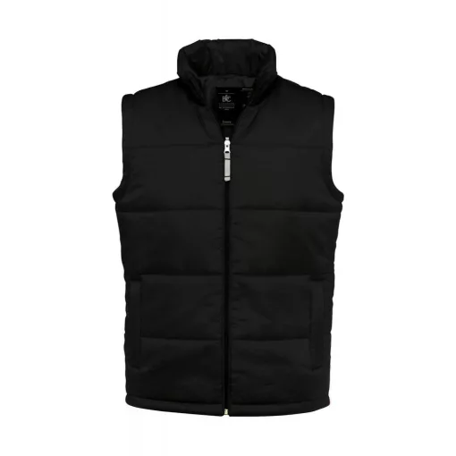 Férfi ujjatlan mellény B and C Bodywarmer/men L, Fekete