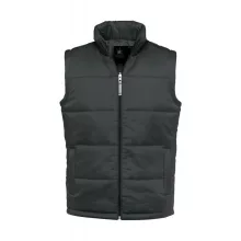 Férfi ujjatlan mellény B and C Bodywarmer/men S, Sötétszürke