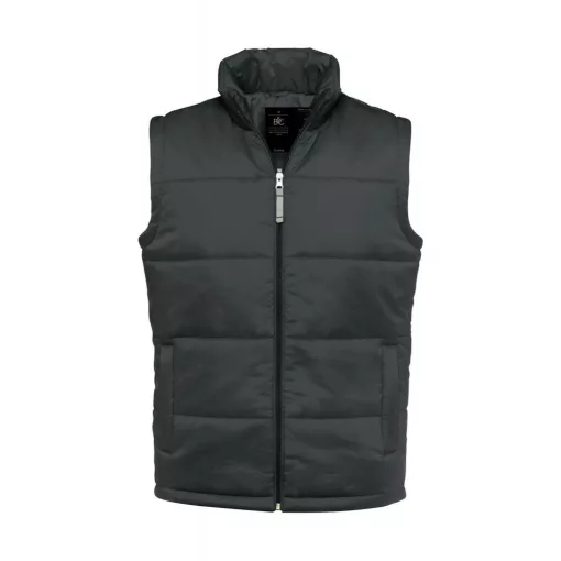 Férfi ujjatlan mellény B and C Bodywarmer/men 2XL, Sötétszürke