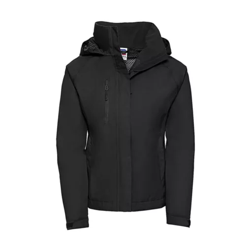 Női Kabát Kapucnis  Russell Europe Ladies HydraPlus 2000 Jacket -S (36), Fekete