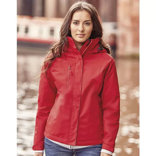 Női Kabát Kapucnis  Russell Europe Ladies HydraPlus 2000 Jacket -2XL (44), Piros