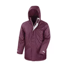 Gyerek Kabát Kapucnis  Result Children\'s Core Winter Parka -XS (3-4), Fekete