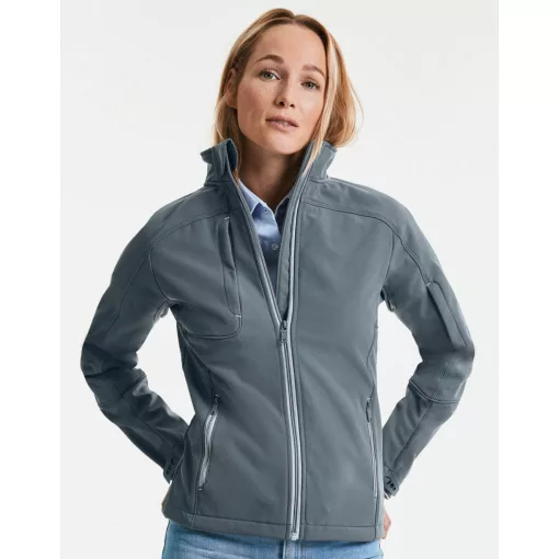 Női hosszú ujjú Softshell Russell Europe Ladies\' Bionic Softshell Jacket 3XL, Kő kék