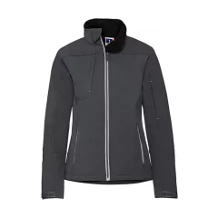 Női hosszú ujjú Softshell Russell Europe Ladies' Bionic Softshell Jacket XS, Vasszürke
