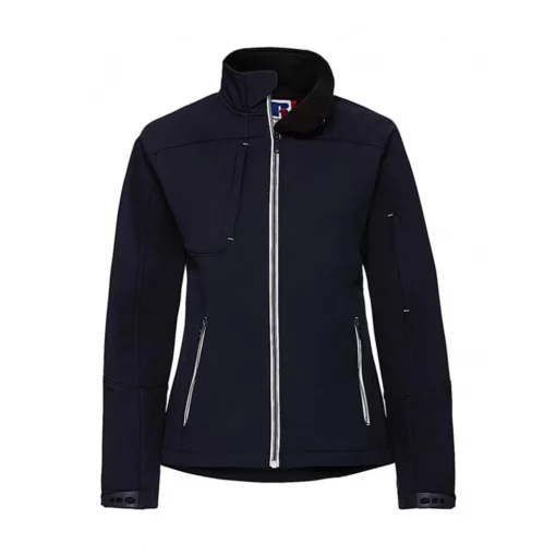 Női hosszú ujjú Softshell Russell Europe Ladies' Bionic Softshell Jacket XS, Sötétkék (navy)