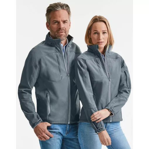 Női hosszú ujjú Softshell Russell Europe Ladies\' Bionic Softshell Jacket 4XL, Piros