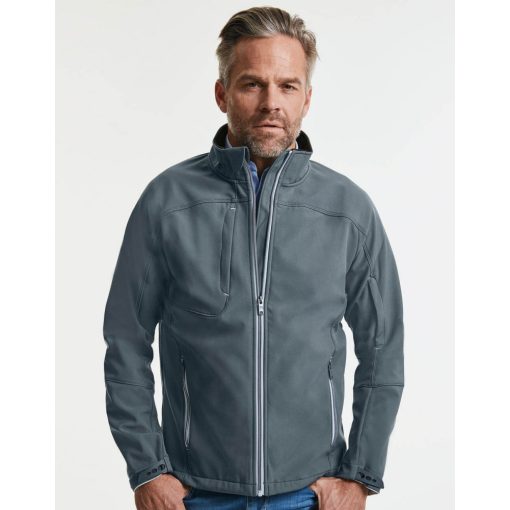 Férfi hosszú ujjú Softshell Russell Europe Men\'s Bionic Softshell Jacket 3XL, Fekete