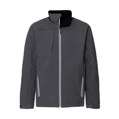 Férfi hosszú ujjú Softshell Russell Europe Men's Bionic Softshell Jacket XS, Vasszürke