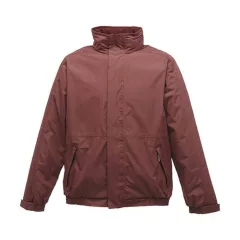 Uniszex Kabát Kapucnis  Regatta Dover Jacket -4XL, Burgundi/Burgundi