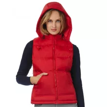Női ujjatlan mellény B and C Zen-/women Bodywarmer L, Piros