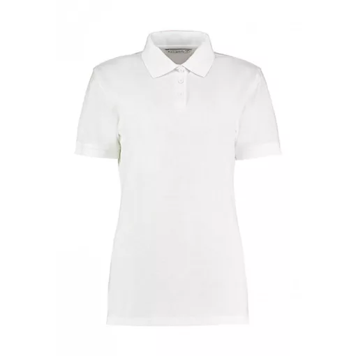 Női rövid ujjú galléros póló Kustom Kit Ladies' Classic Fit Polo Superwash 60 M, Fehér