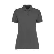 Női rövid ujjú galléros póló Kustom Kit Ladies' Classic Fit Polo Superwash 60 2XL, Szénszürke