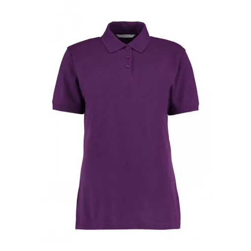 Női rövid ujjú galléros póló Kustom Kit Ladies' Classic Fit Polo Superwash 60 2XL, Sötét Lila