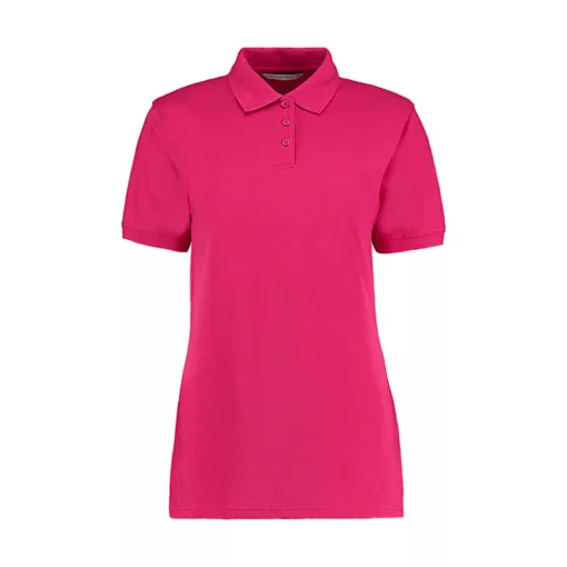 Női rövid ujjú galléros póló Kustom Kit Ladies' Classic Fit Polo Superwash 60 L, Málna