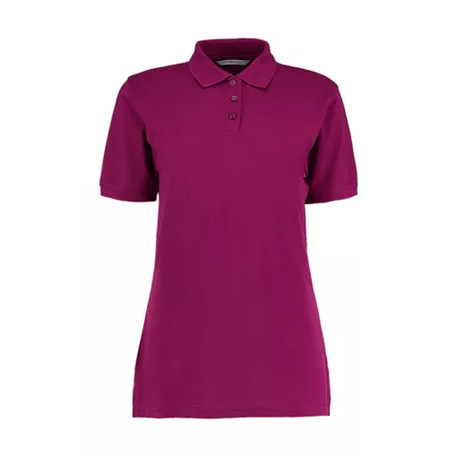 Női rövid ujjú galléros póló Kustom Kit Ladies' Classic Fit Polo Superwash 60 XL, Magenta