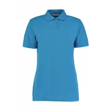 Női rövid ujjú galléros póló Kustom Kit Ladies' Classic Fit Polo Superwash 60 XL, Türkizkék