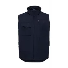 Férfi ujjatlan mellény munkaruha Russell Europe Heavy Duty Workwear Gilet L, Sötétkék (navy)