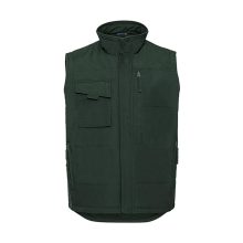 Férfi ujjatlan mellény munkaruha Russell Europe Heavy Duty Workwear Gilet M, Sötétzöld