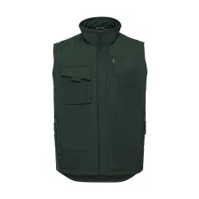 Férfi ujjatlan mellény munkaruha Russell Europe Heavy Duty Workwear Gilet 3XL, Sötétzöld
