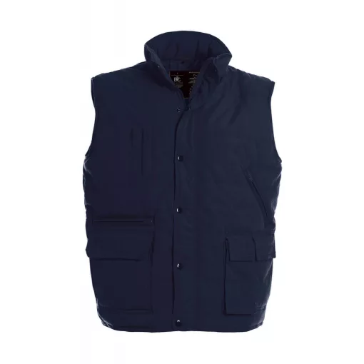 Uniszex ujjatlan mellény B and C Bodywarmer Explorer 3XL, Sötétkék (navy)