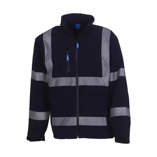 Uniszex Softshell munkaruha Yoko Fluo Softshell Jacket M, Fekete