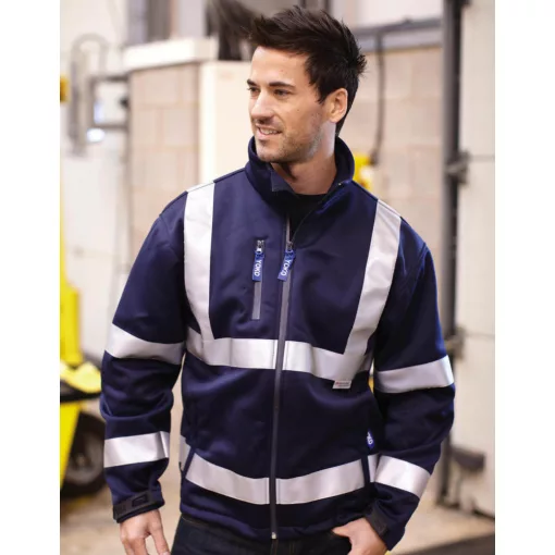 Uniszex Softshell munkaruha Yoko Fluo Softshell Jacket XL, Fluo Narancs