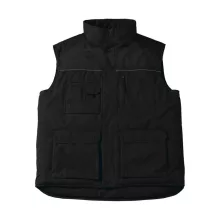 Férfi ujjatlan mellény munkaruha B and C Expert Pro Workwear Bodywarmer 4XL, Fekete