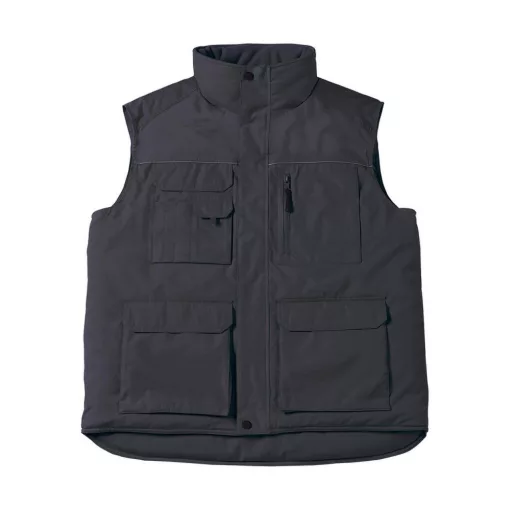 Férfi ujjatlan mellény munkaruha B and C Expert Pro Workwear Bodywarmer L, Sötétszürke