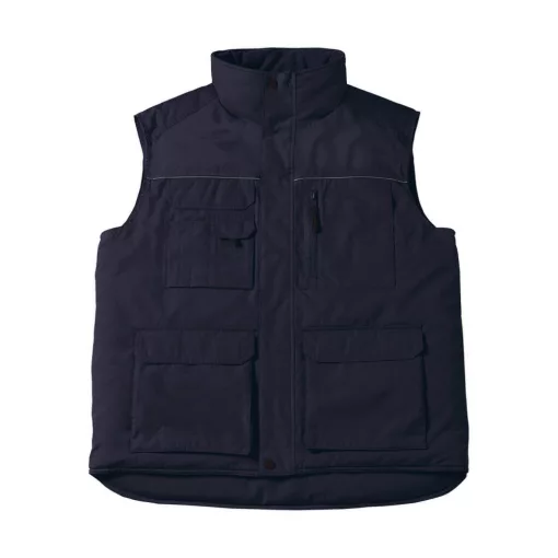 Férfi ujjatlan mellény munkaruha B and C Expert Pro Workwear Bodywarmer S, Sötétkék (navy)
