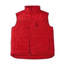 Férfi ujjatlan mellény munkaruha B and C Expert Pro Workwear Bodywarmer 2XL, Piros