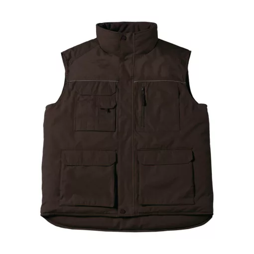 Férfi ujjatlan mellény munkaruha B and C Expert Pro Workwear Bodywarmer L, Barna