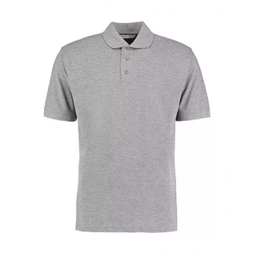 Férfi rövid ujjú galléros póló Kustom Kit Men's Classic Fit Polo Superwash 60 XL, Heather szür