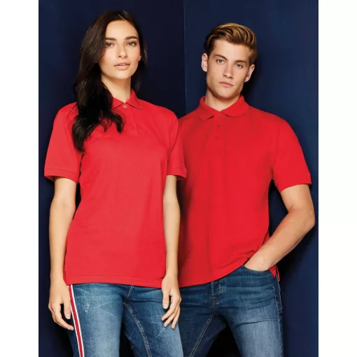 Férfi rövid ujjú galléros póló Kustom Kit Men\'s Classic Fit Polo Superwash 60 XL, Szénszürke